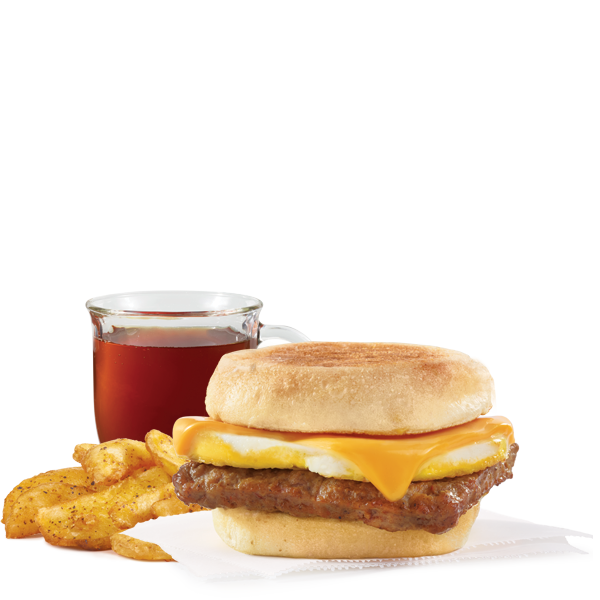 Classic Sausage, Egg & Cheese Sandwich Combo Wendy's